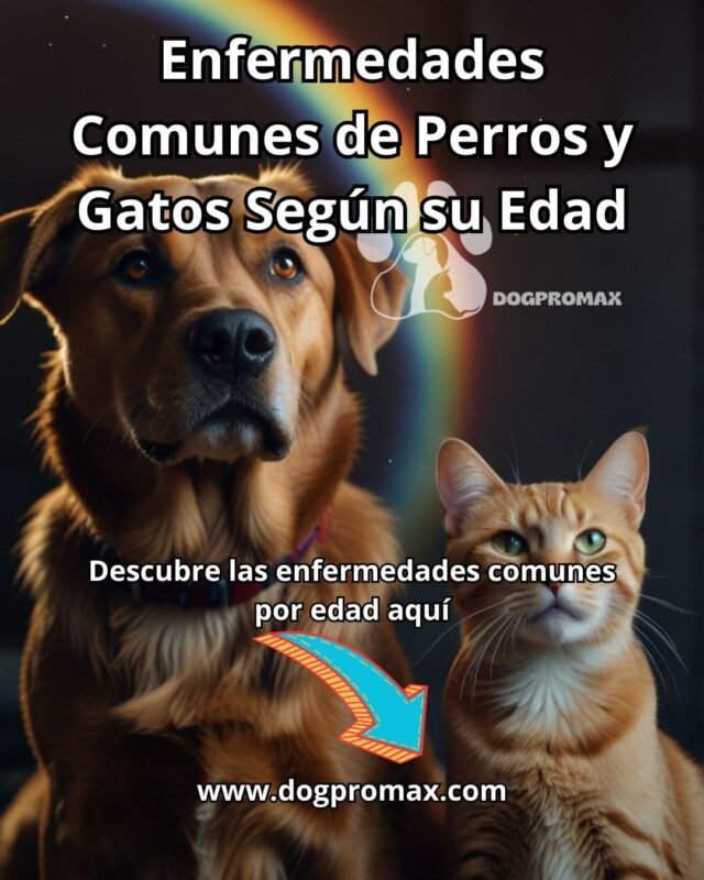 Enfermedades comunes de perros y gatos segun su edad