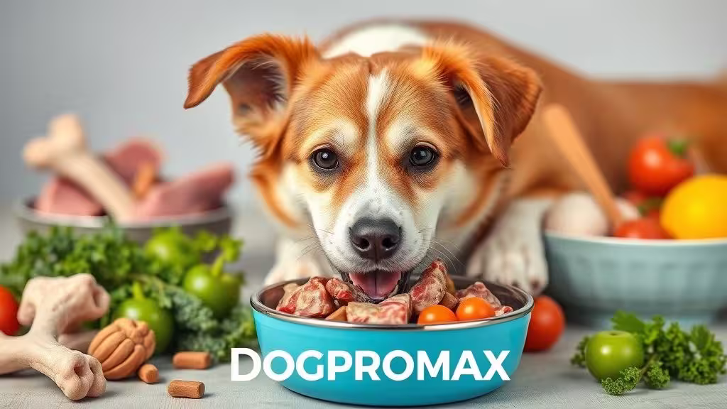 Dieta BARF para Perros: Tu Guía Práctica Para Empezar Sin Miedo 2 Perro comiendo dieta BARF natural dogpromax