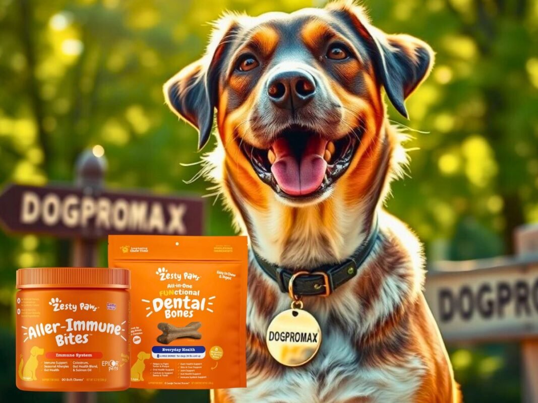 zesty paws omega 3 perros beneficios pelaje saludable Zesty Paws Omega - dogpromax