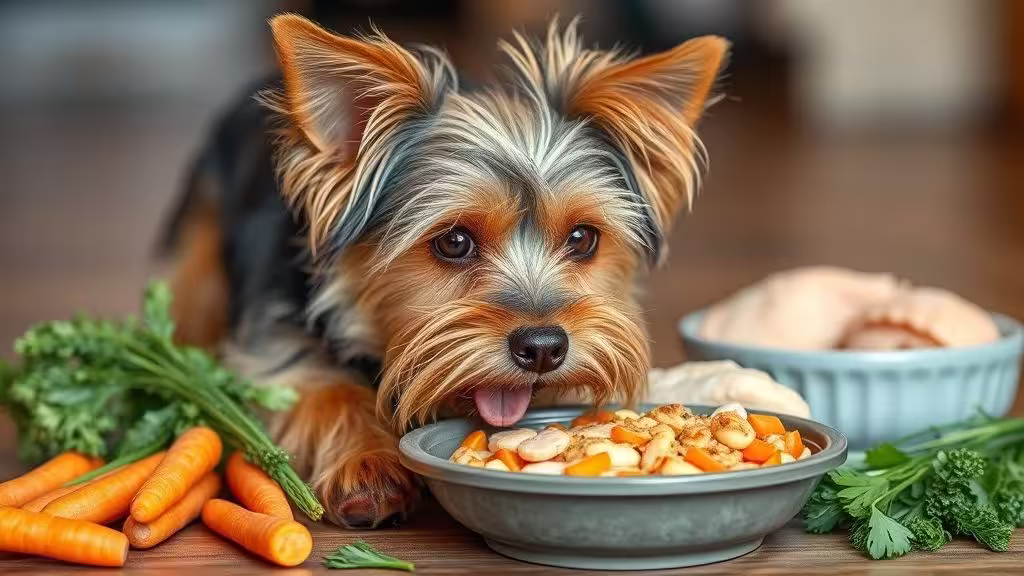 yorkshire terrier dieta barf
