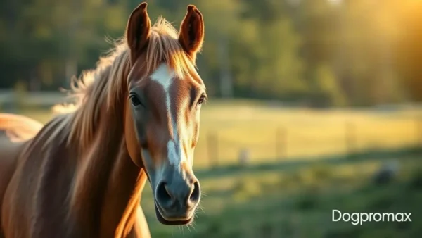 Caballo estresado en entorno natural con Dogpromax