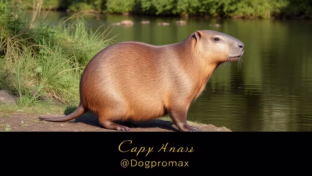 Capibara mostrando sus características principales | Dogpromax.
